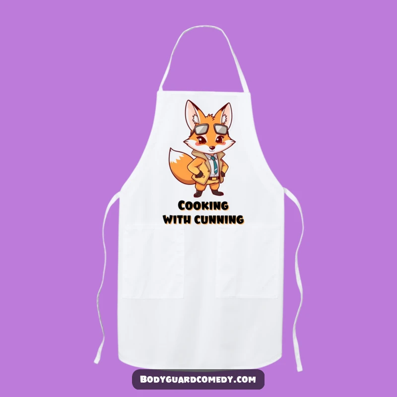 Funny Fox Guard Apron - Kitchen Sharp Style, Perfect Humorous Chef Gift