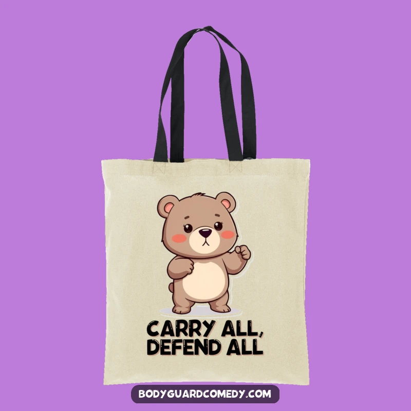 Funny Bear Flex Tote Bag - Durable Protective Carry-All, Perfect Humorous Gift